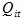 quantity of item i at time t