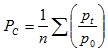 Carli index formula